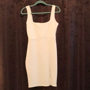 White bodycon dress